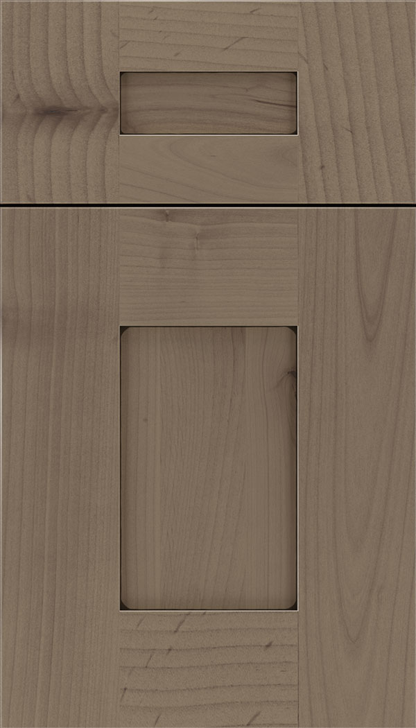 Newhaven 5pc Alder shaker cabinet door in Winter with Black glaze