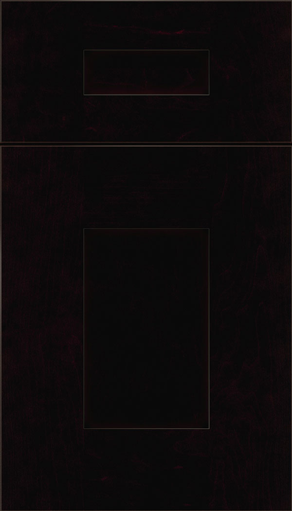 Newhaven 5-Piece Maple shaker cabinet door in Espresso with Black glaze