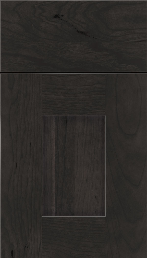 Newhaven Cherry shaker cabinet door in Charcoal