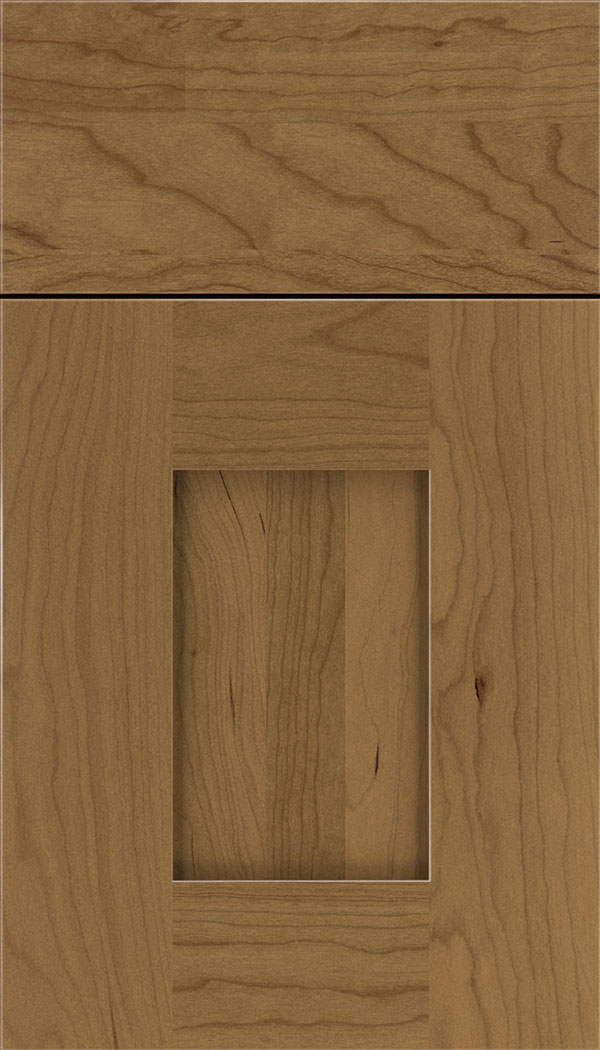Newhaven Cherry shaker cabinet door in Tuscan