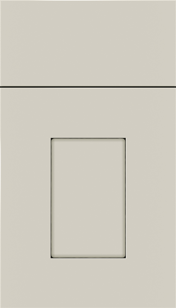 Newhaven Maple shaker cabinet door in Cirrus with Black glaze