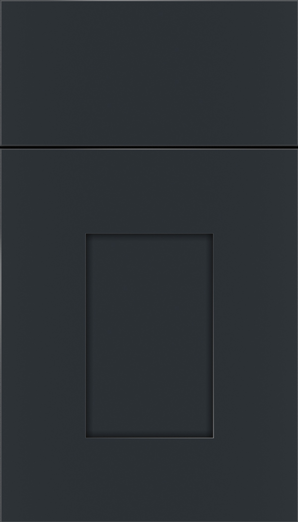 Newhaven Maple shaker cabinet door in Gunmetal Blue