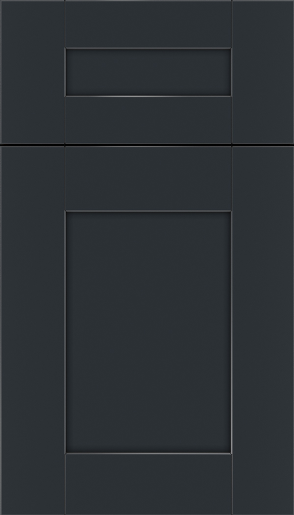 Pearson 5pc Maple flat panel cabinet door in Gunmetal Blue