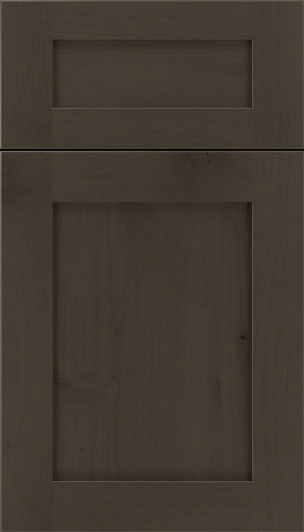 Plymouth 5pc Alder shaker cabinet door in Thunder