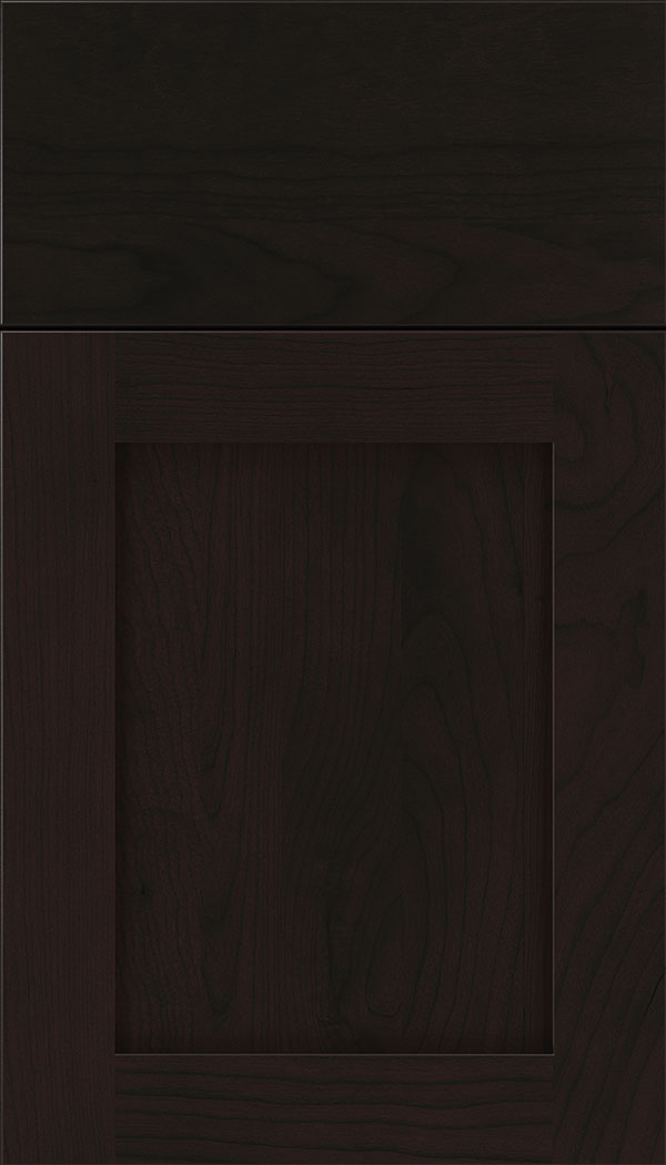 Plymouth Cherry shaker cabinet door in Espresso