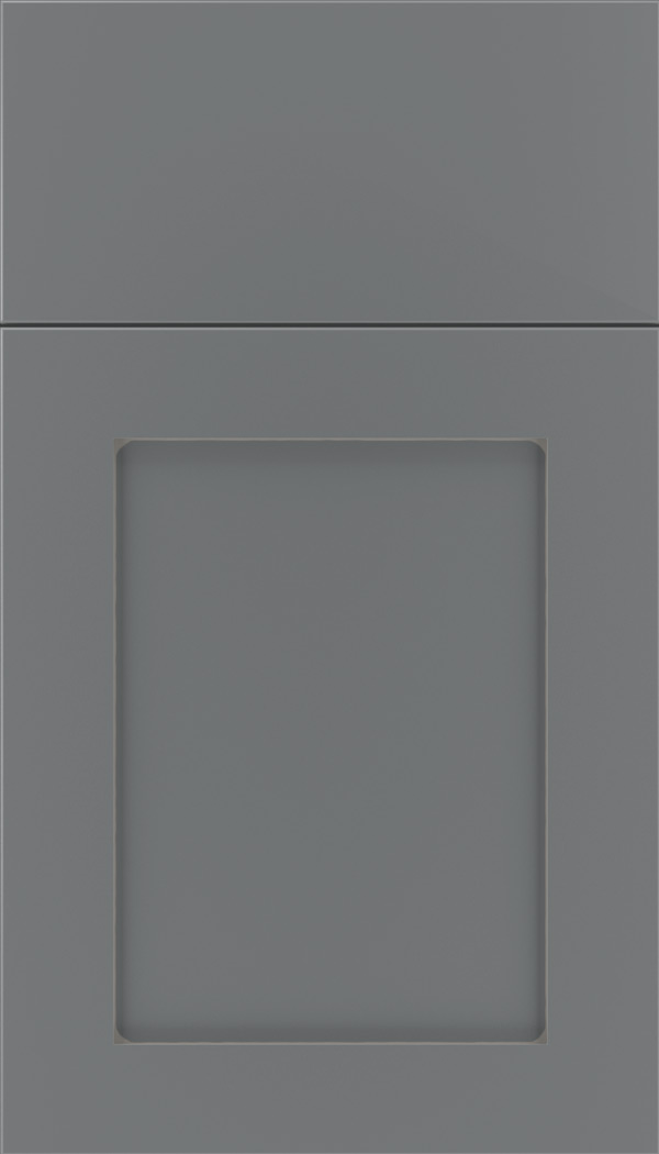 Plymouth Maple shaker cabinet door in Cloudburst with Pewter glaze