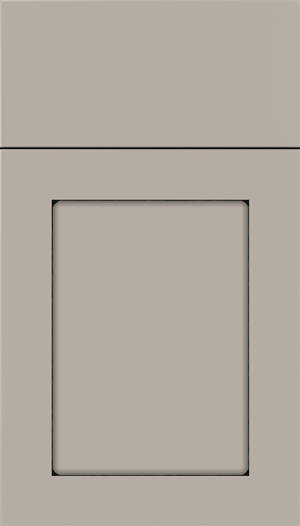 Plymouth Maple shaker cabinet door in Nimbus with Black glaze