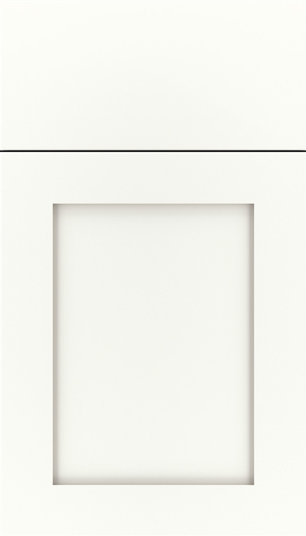 Plymouth Maple shaker cabinet door in Whitecap