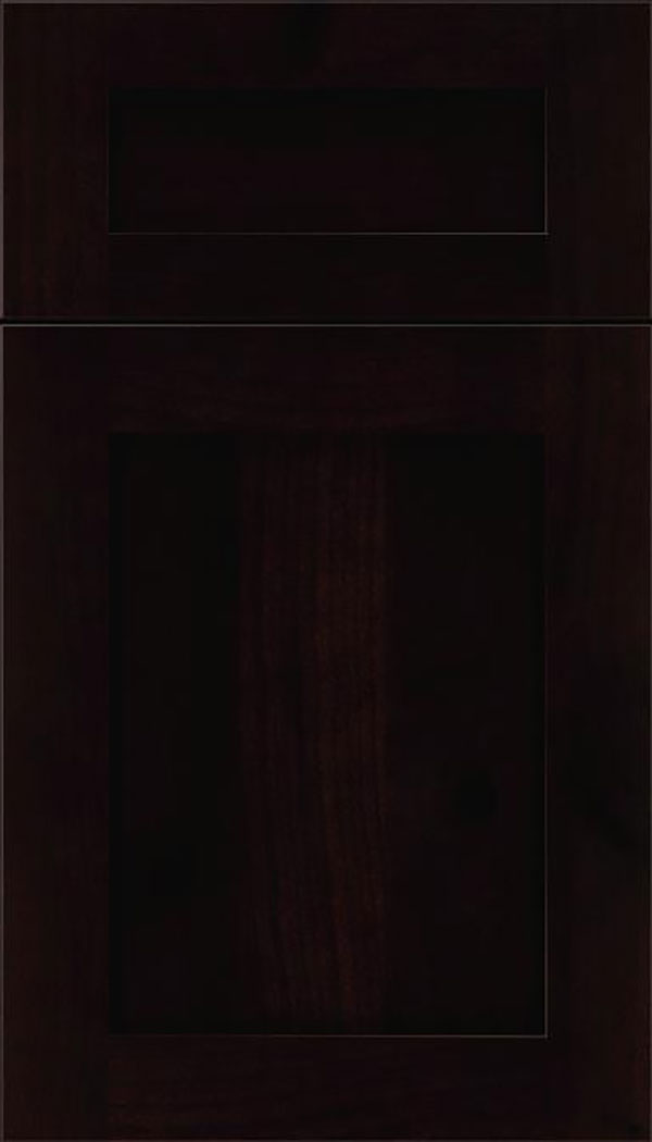 Salem 5pc Alder shaker cabinet door in Espresso