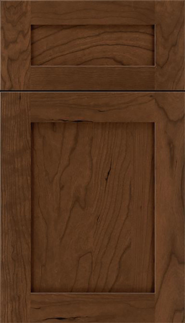 Salem 5pc Cherry shaker cabinet door in Sienna