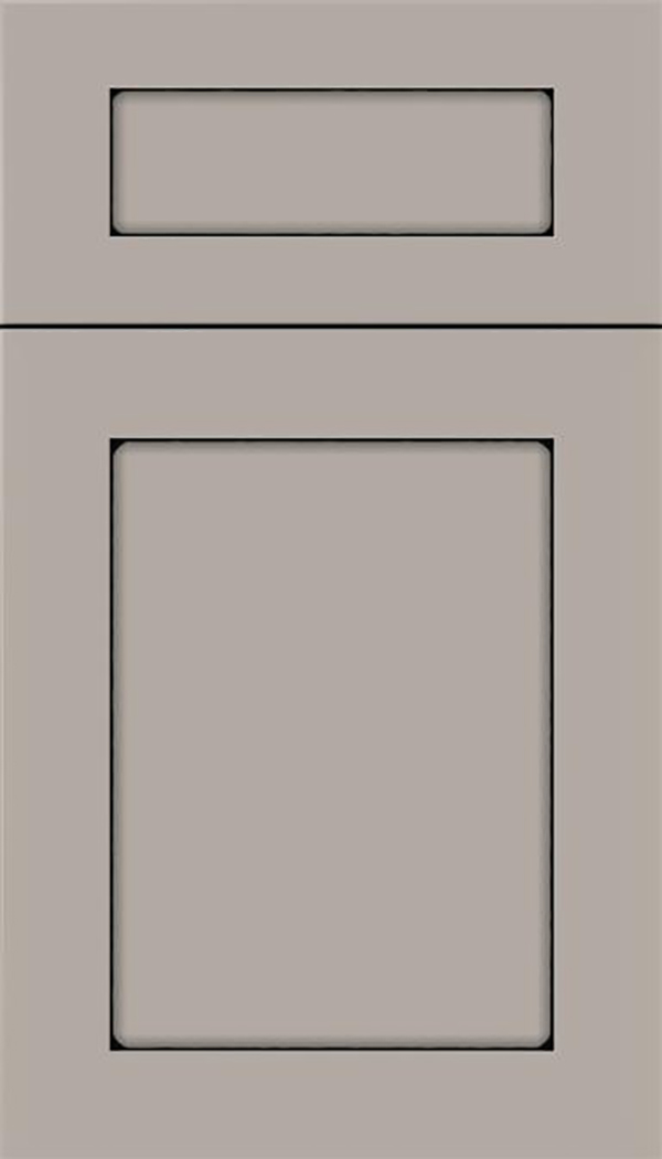 Salem 5pc Maple shaker cabinet door in Nimbus with Black glaze