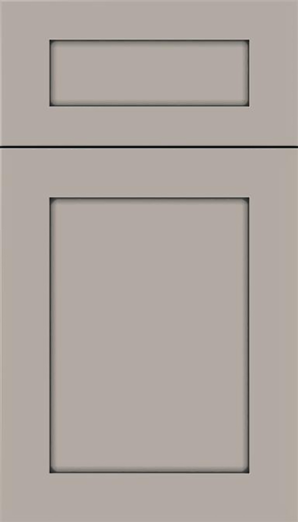 Salem 5pc Maple shaker cabinet door in Nimbus with Pewter glaze