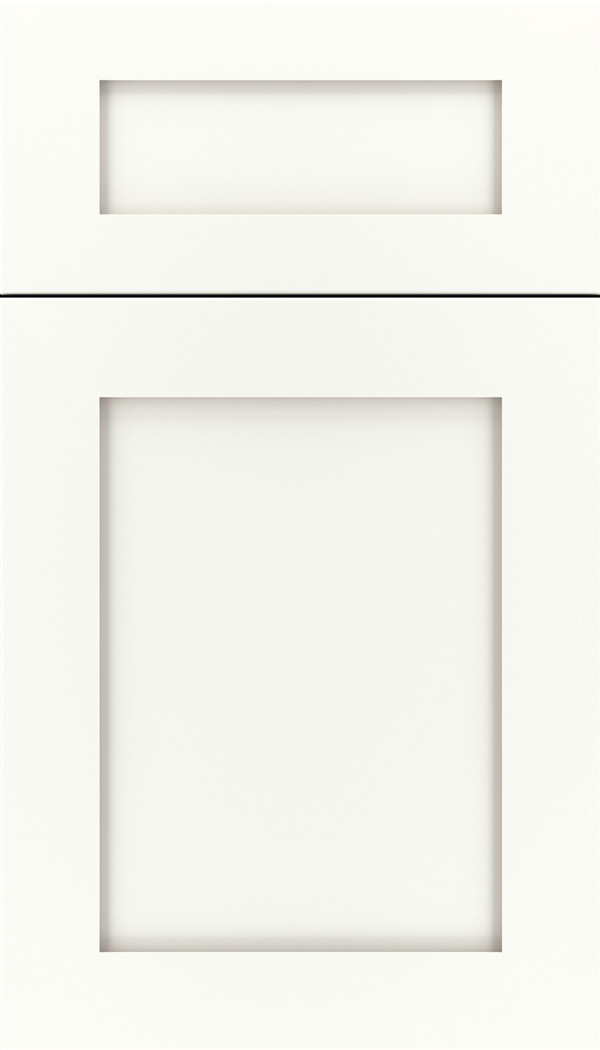 Salem 5pc Maple shaker cabinet door in Whitecap