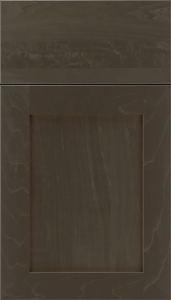Salem Maple shaker cabinet door in Thunder