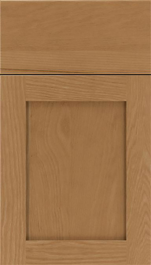 Salem Oak shaker cabinet door in Tuscan