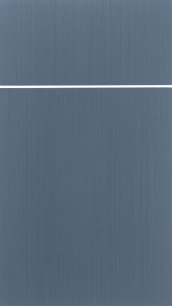 Summit Acrylic slab cabinet door in Wired Cobalt