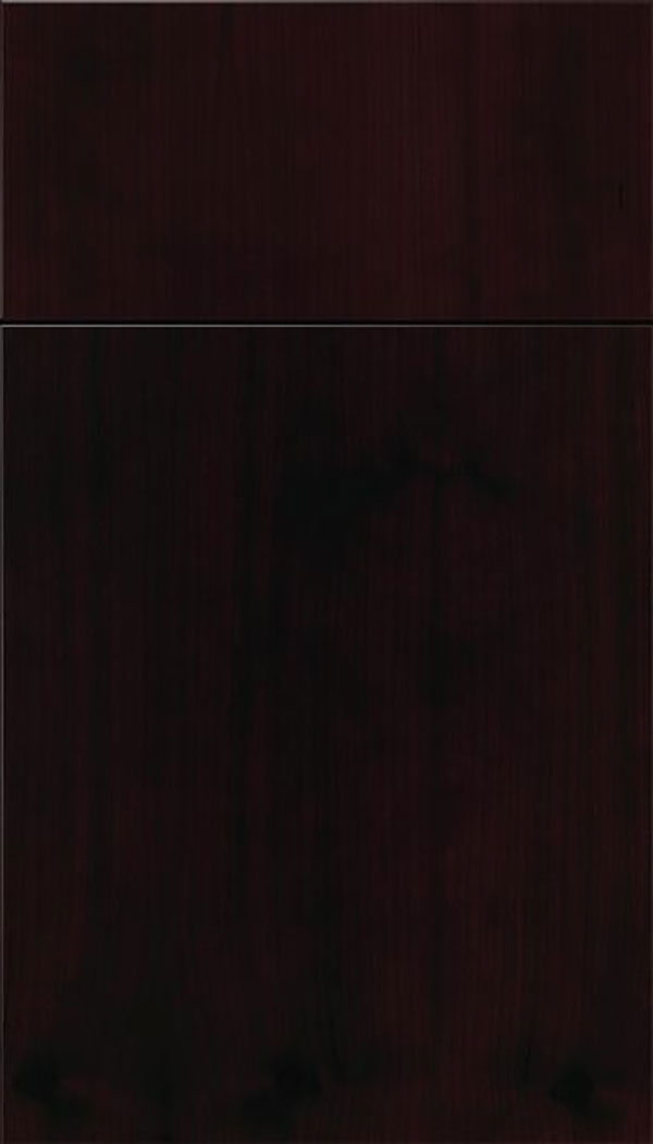 Summit Cherry slab cabinet door in Espresso