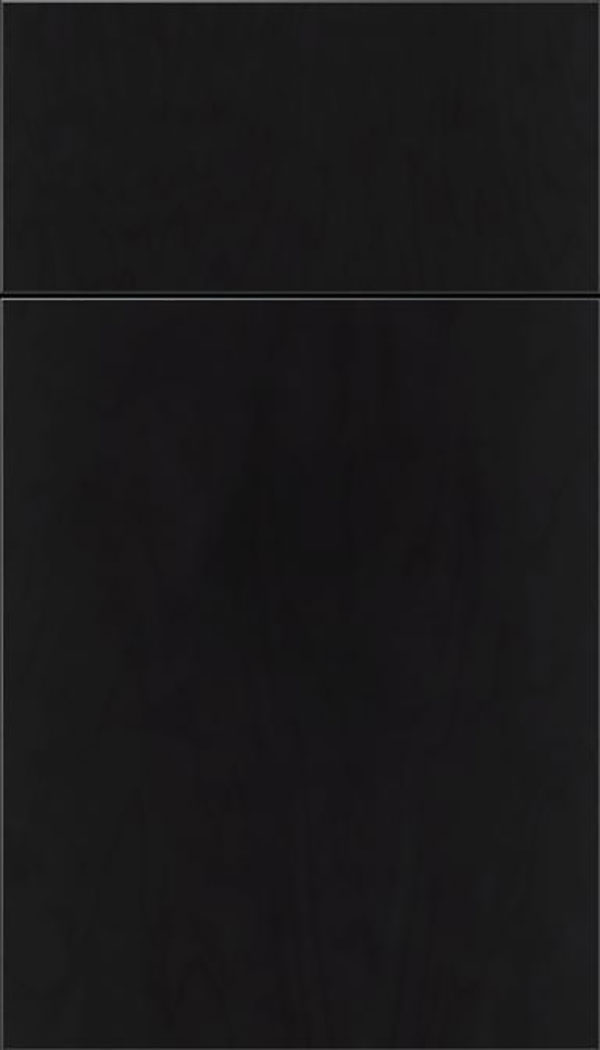 Summit Maple slab cabinet door in Charcoal