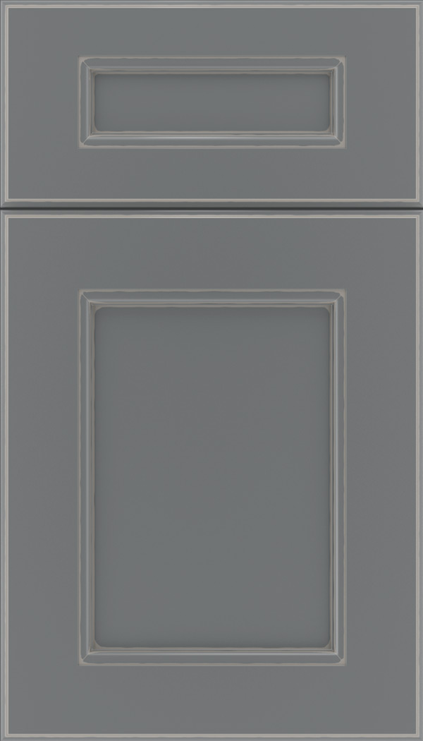 Tamarind 5pc Maple shaker cabinet door in Cloudburst with Pewter glaze