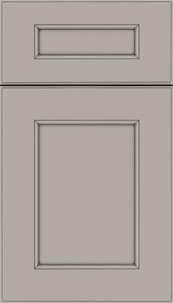 Tamarind 5pc Maple shaker cabinet door in Nimbus with Pewter glaze