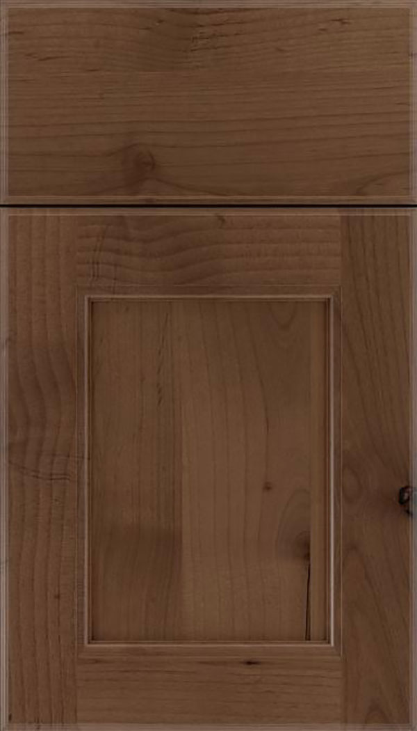Tamarind Alder shaker cabinet door in Toffee