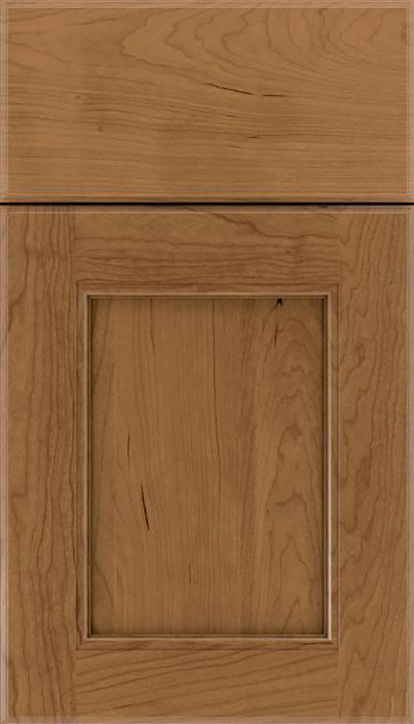 Tamarind Cherry shaker cabinet door in Tuscan