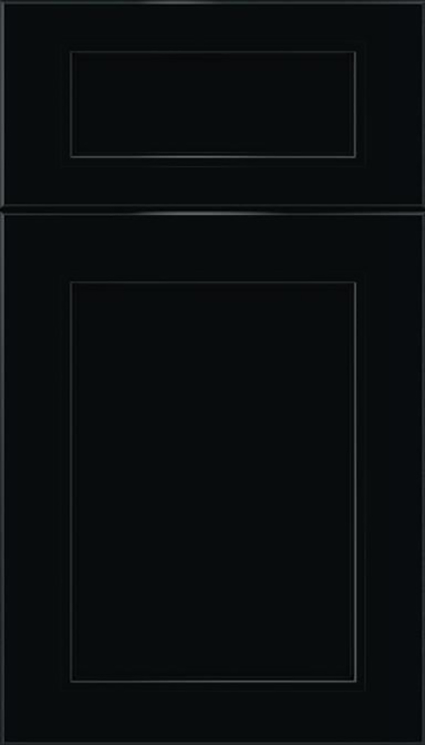 Templeton 5pc Maple recessed panel cabinet door in Black