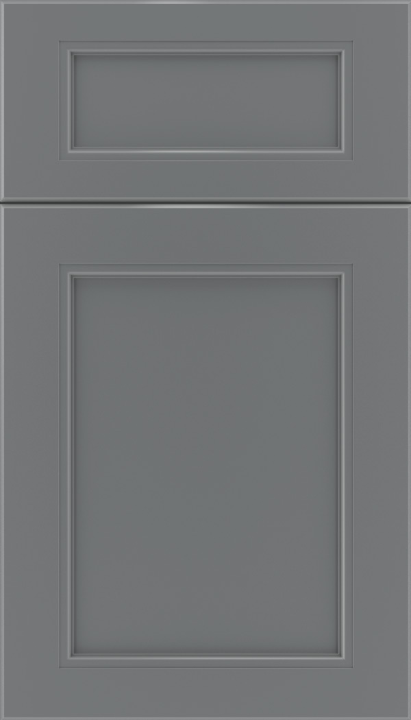 Templeton 5pc Maple recessed panel cabinet door in Cloudburst