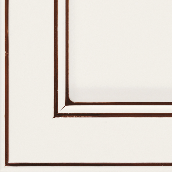 Artistic White Mocha Glaze